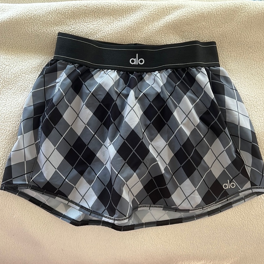 Alo yoga plaid skirt